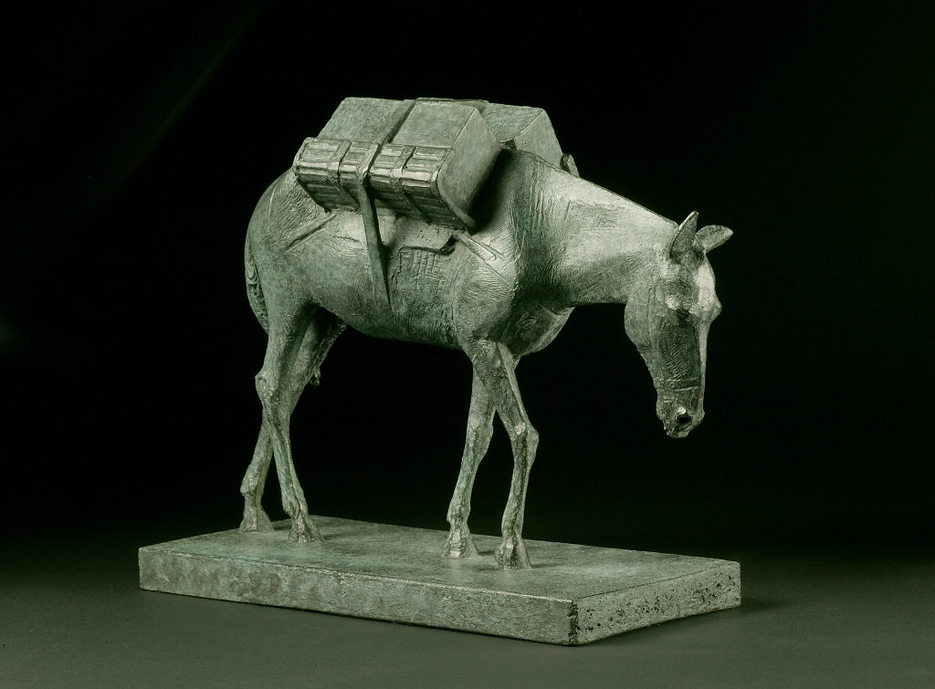 Model for Pack mule, Animals in War Memorial