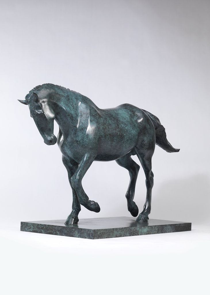 One quarter scale study of Horse for Animals in War Memorial